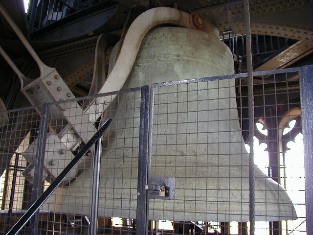 La cloche Big Ben vu de l'intérieur