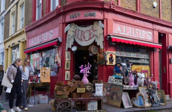 Alice's Shop, magasin incontournable du quartier Notting Hill à Londres