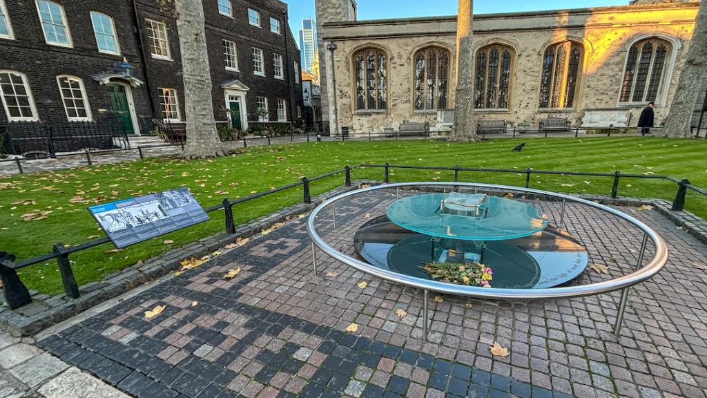 Mémorial pour Anne Booleyn à la Tour de Londres