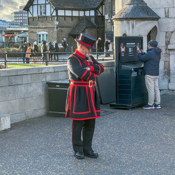 Beafeater de la Tour de Londres