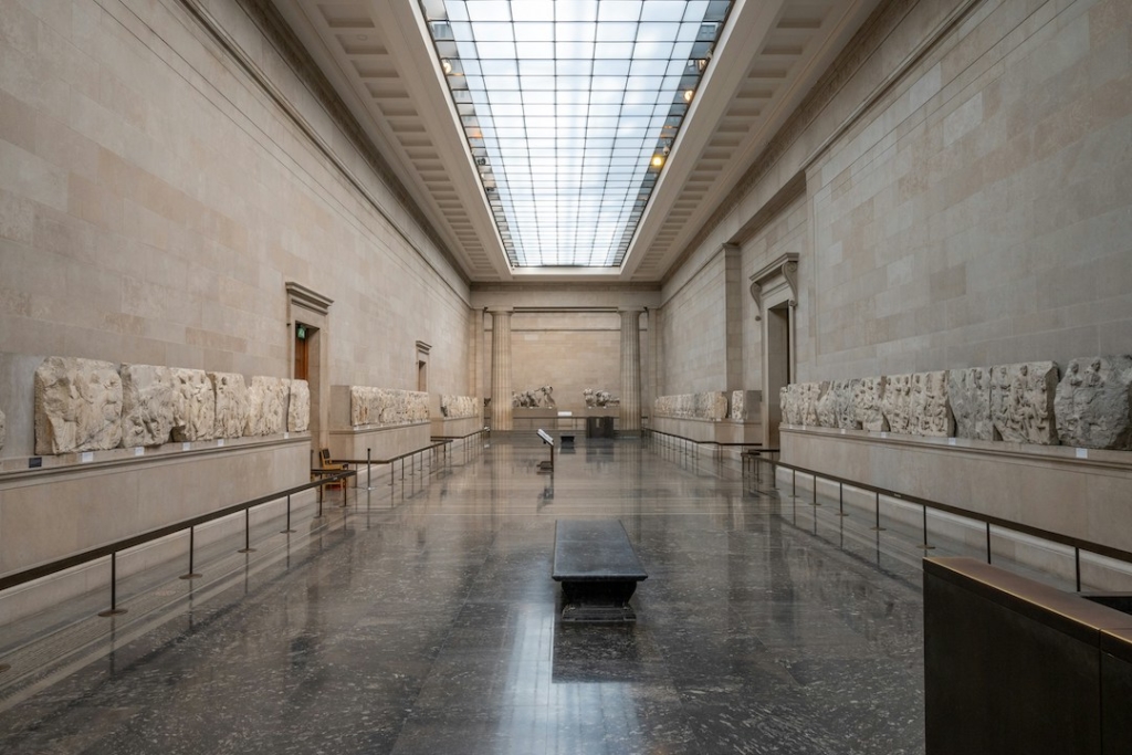 Salle du musée British Museum à Londres