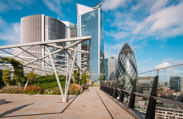 Vue depuis le Fen Court à Londres