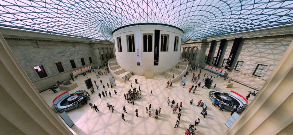 Intérieur du British Museum au Great Court