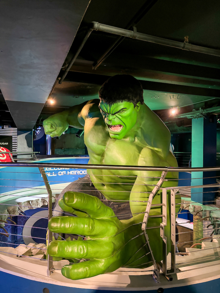 Statue de Hulk à Madame Tussauds à Londres