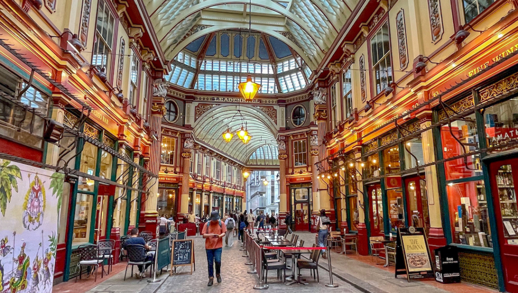 Galerie marchande Leadenhall Market à Londres