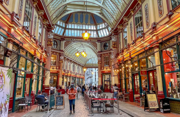 Galerie marchande Leadenhall Market à Londres