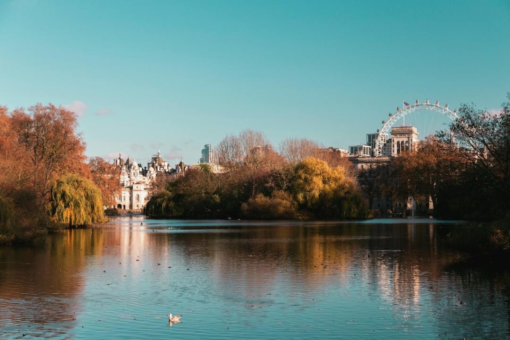 St James Park à Londres en automne