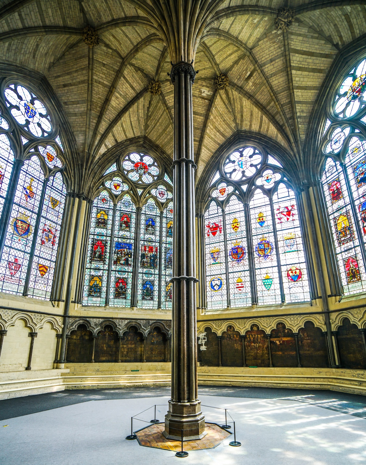 Maison capitulaire située dans l'abbaye de Westminster à Londres