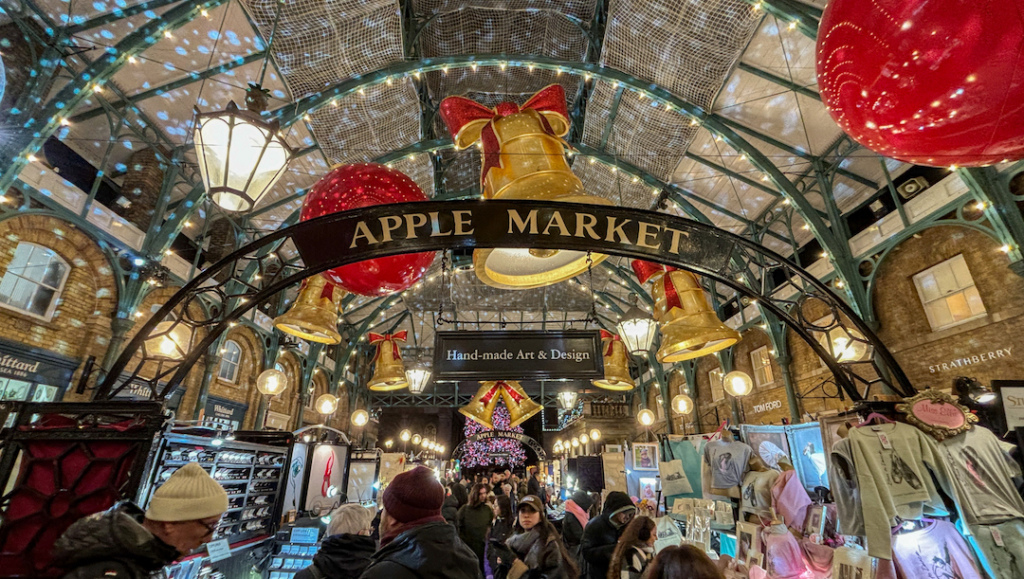 Marché de Noël à Covent Garden à Londres