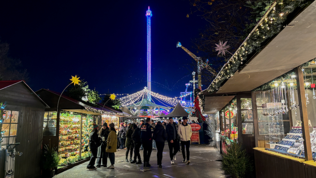 Marché de Noël à Winter Wonderland à Londres