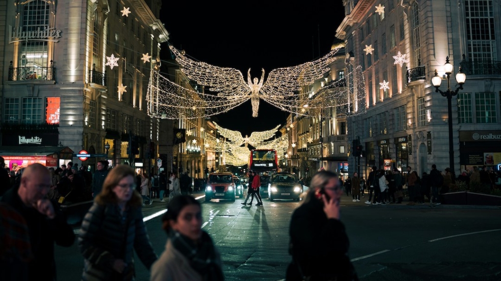 Décos de rue pour Noël à Londres