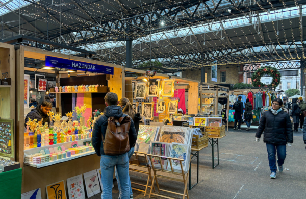 Intérieur du marché Old Spitafields à Londres