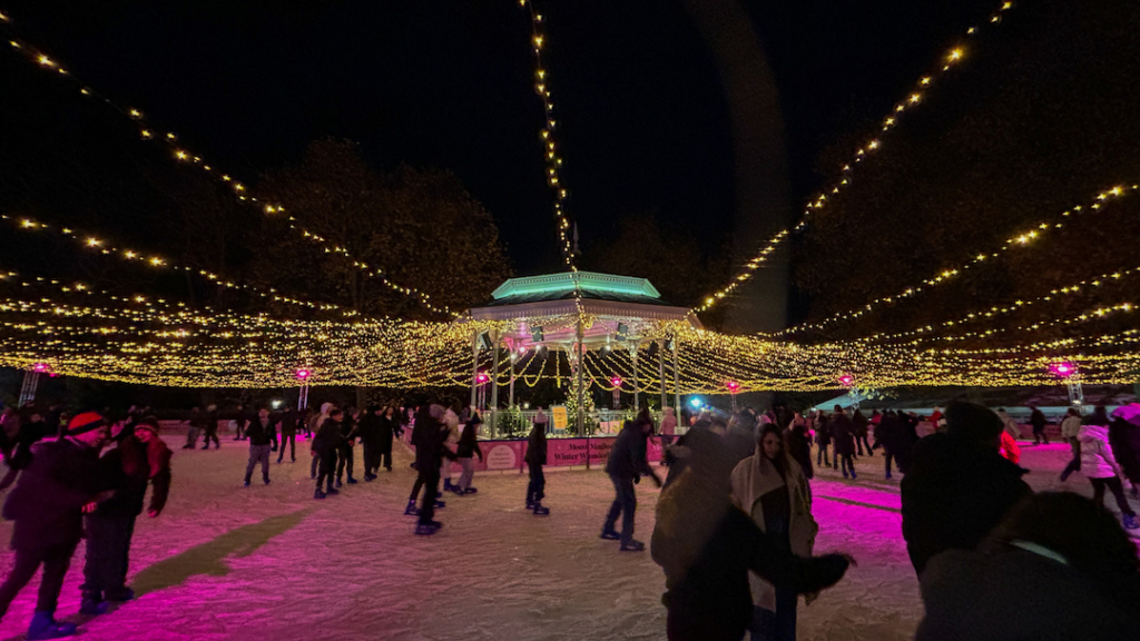 Patinoire à Winter Wonderland à Londres