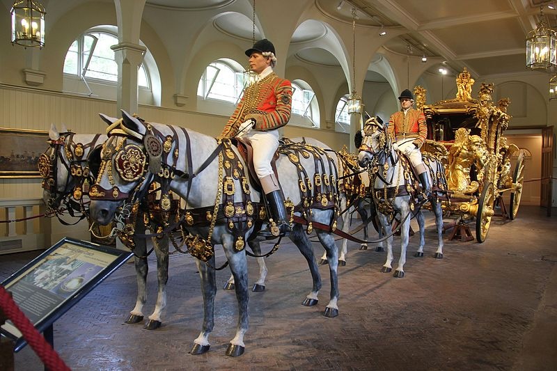 Royal Mews, les écuries royales du palais de Buckingham de Londres