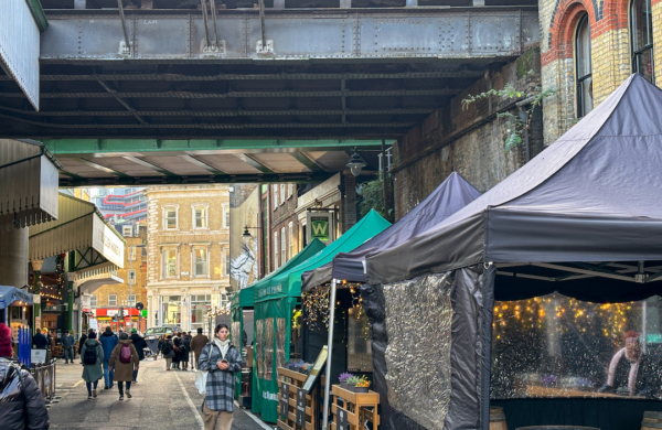 Rue à côté du Borough Market que l'on voit dans Harry Potter