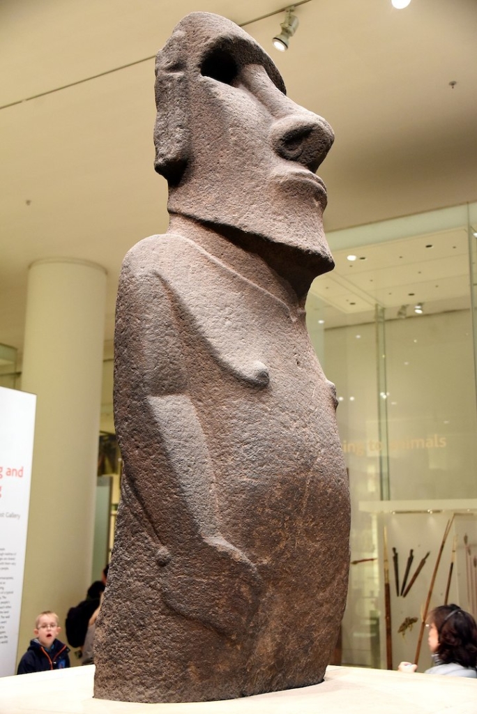 Statue de l'île de Paques au British Museum