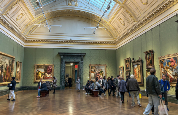 Intérieur de la National Gallery à Londres