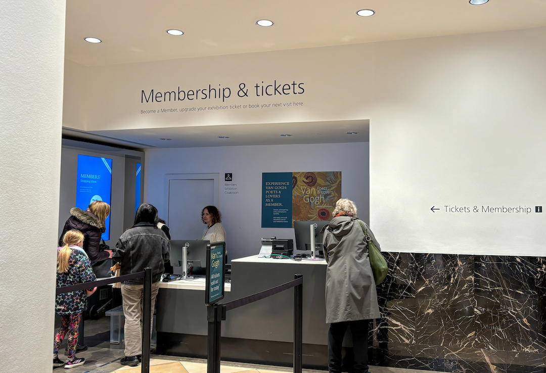 Lieu de rendez-vous pour les visites guidées de the National Gallery à Londres