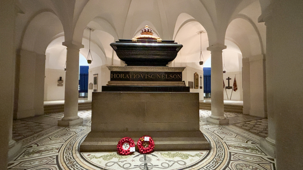 Tombe de Horatio Nelson à la Cathédrale Saint Paul de Londres